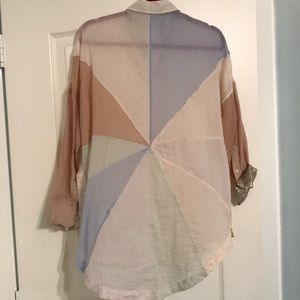 Oversized sheer FreePeople tunic